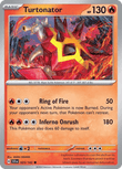 Turtonator 025/142 from Pokemon TCG Stellar Crown