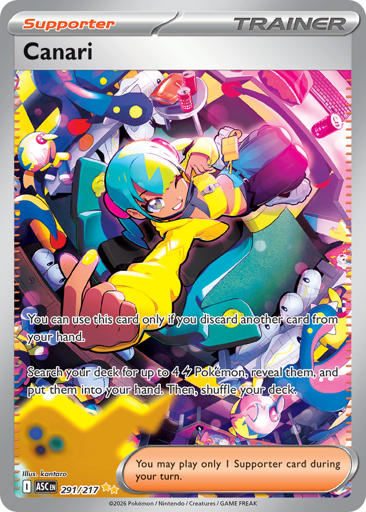 Canari 291/217 from Pokemon TCG Ascended Heroes