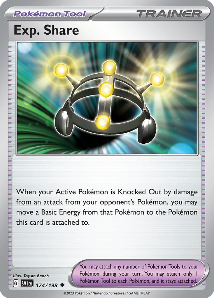Exp. Share 174/198 from Pokemon TCG Scarlet & Violet