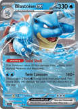 Blastoise ex 030/142 from Pokemon TCG Stellar Crown