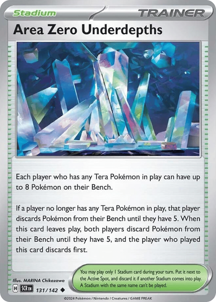 Area Zero Underdepths 131/142 from Pokemon TCG Stellar Crown