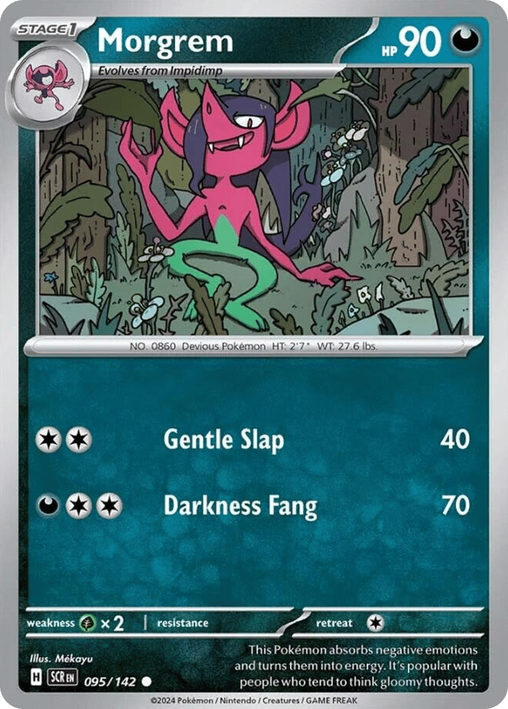 Morgrem 095/142 from Pokemon TCG Stellar Crown