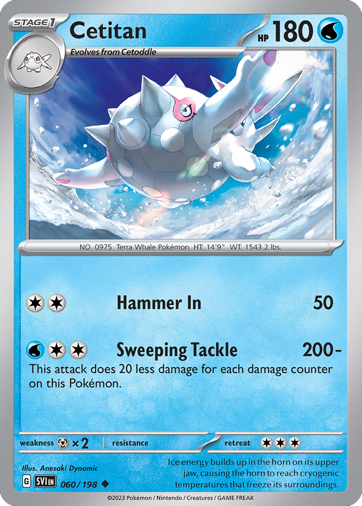 Cetitan 060/198 from Pokemon TCG Scarlet & Violet