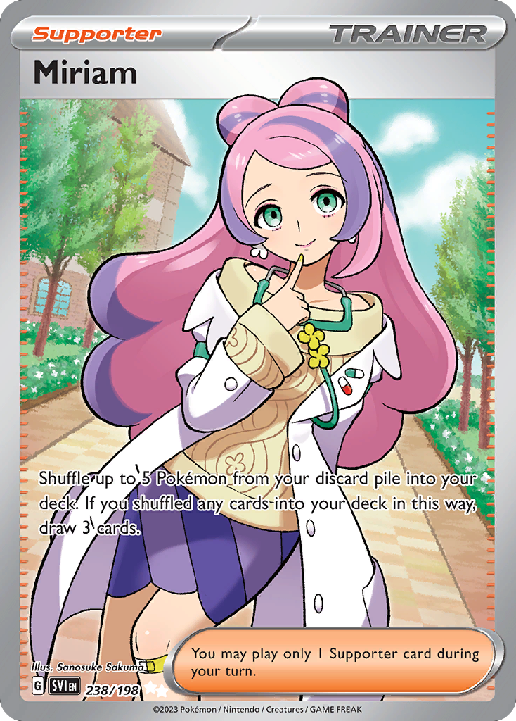 Miriam 238/198 from Pokemon TCG Scarlet & Violet