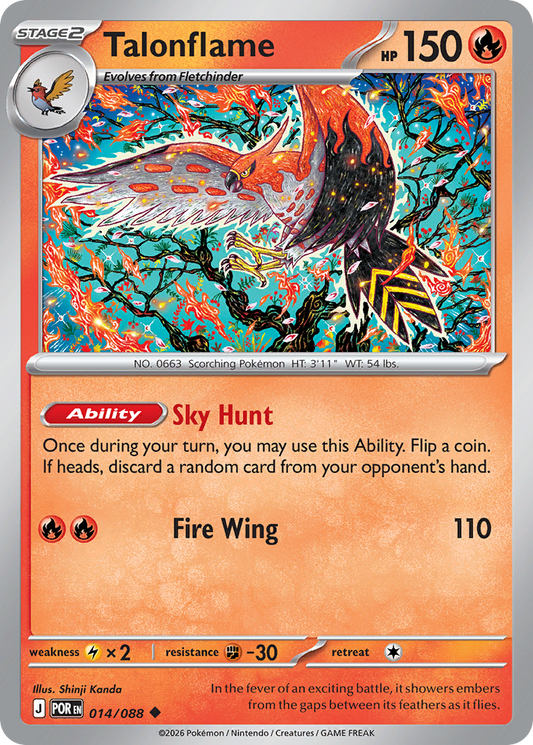Talonflame 014/088 from Pokemon TCG Perfect Order