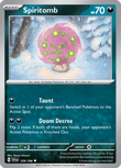 Spiritomb 129/198 from Pokemon TCG Scarlet & Violet