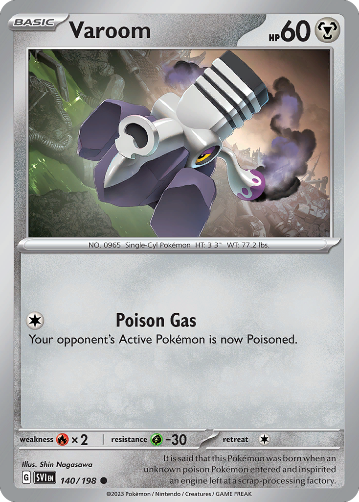Varoom 140/198 from Pokemon TCG Scarlet & Violet