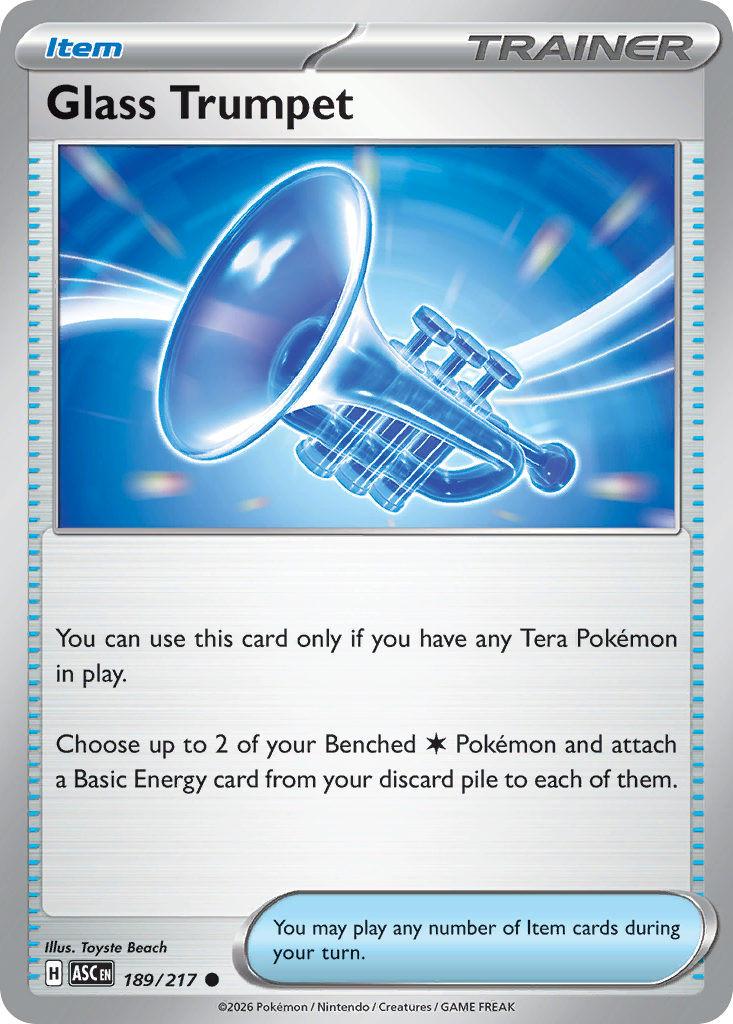 Glass Trumpet 189/217 from Pokemon TCG Ascended Heroes