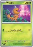 Weedle 001/086 from Pokemon TCG Chaos Rising