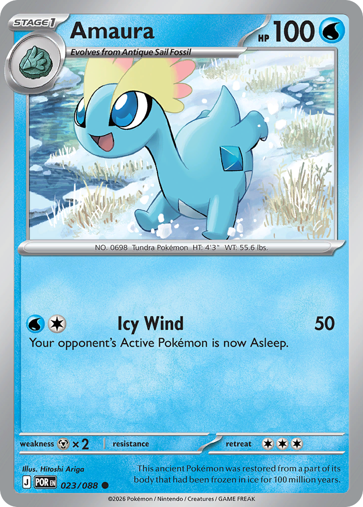 Amaura 023/088 from Pokemon TCG Perfect Order