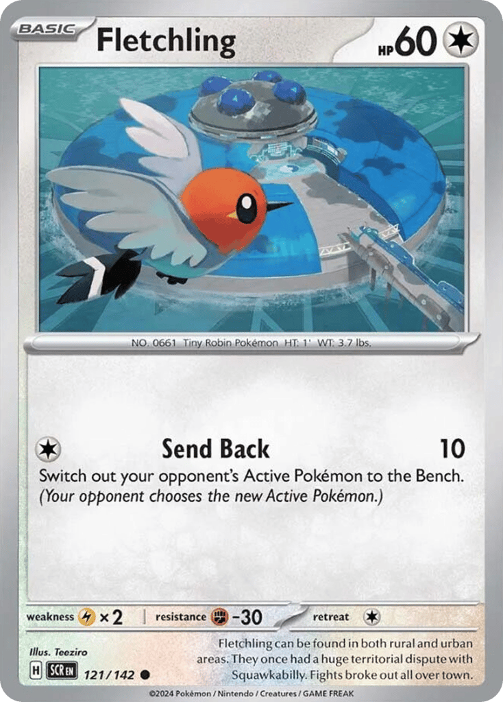 Fletchling 121/142 from Pokemon TCG Stellar Crown