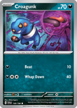 Croagunk 130/198 from Pokemon TCG Scarlet & Violet