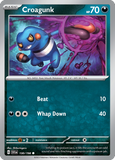 Croagunk 130/198 from Pokemon TCG Scarlet & Violet