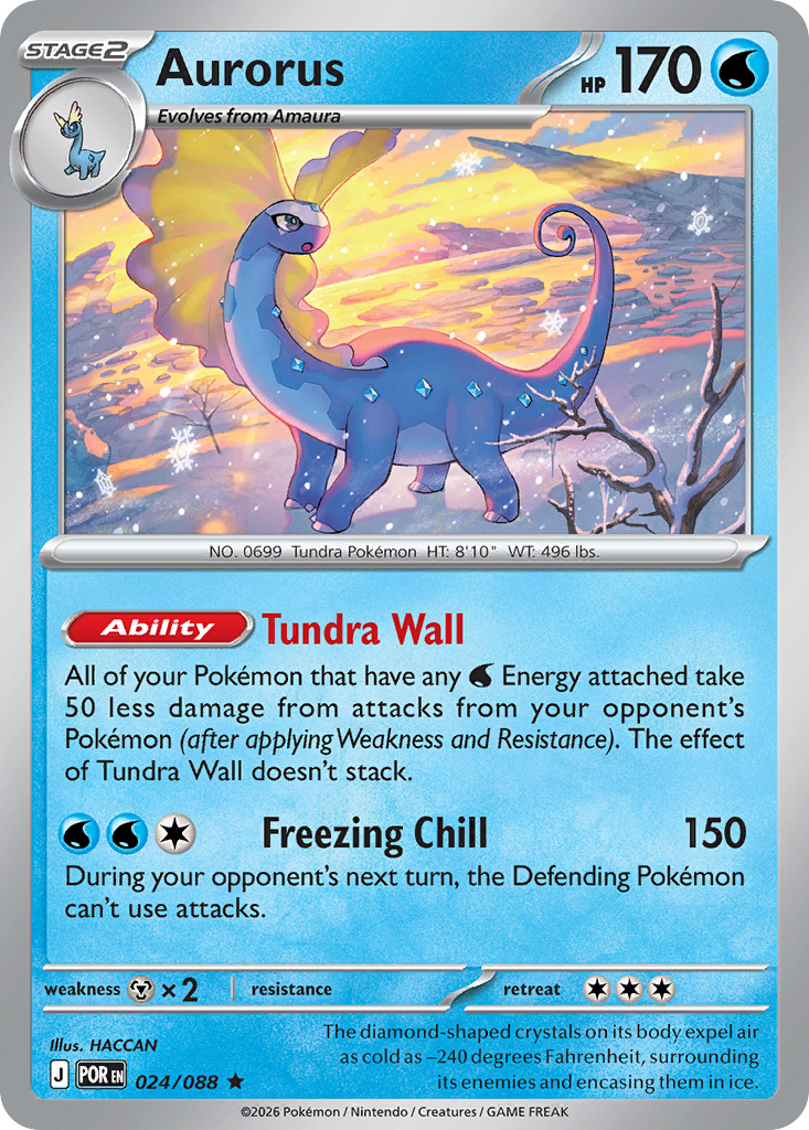 Aurorus 024/088 from Pokemon TCG Perfect Order