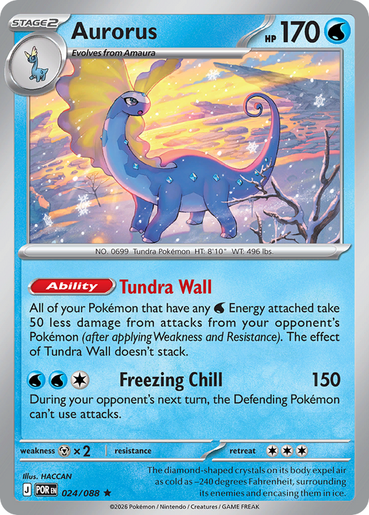 Aurorus 024/088 from Pokemon TCG Perfect Order