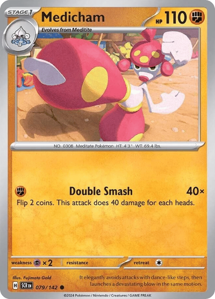 Medicham 079/142 from Pokemon TCG Stellar Crown