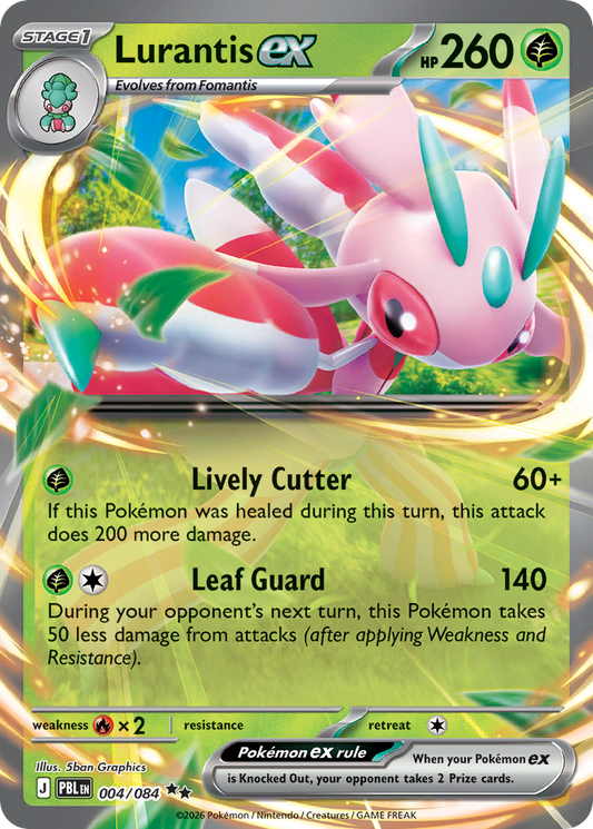 Lurantis ex 004/084 from Pokemon TCG Pitch Black