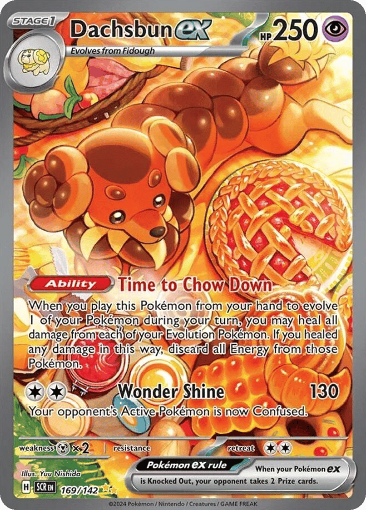 Dachsbun ex 169/142 from Pokemon TCG Stellar Crown
