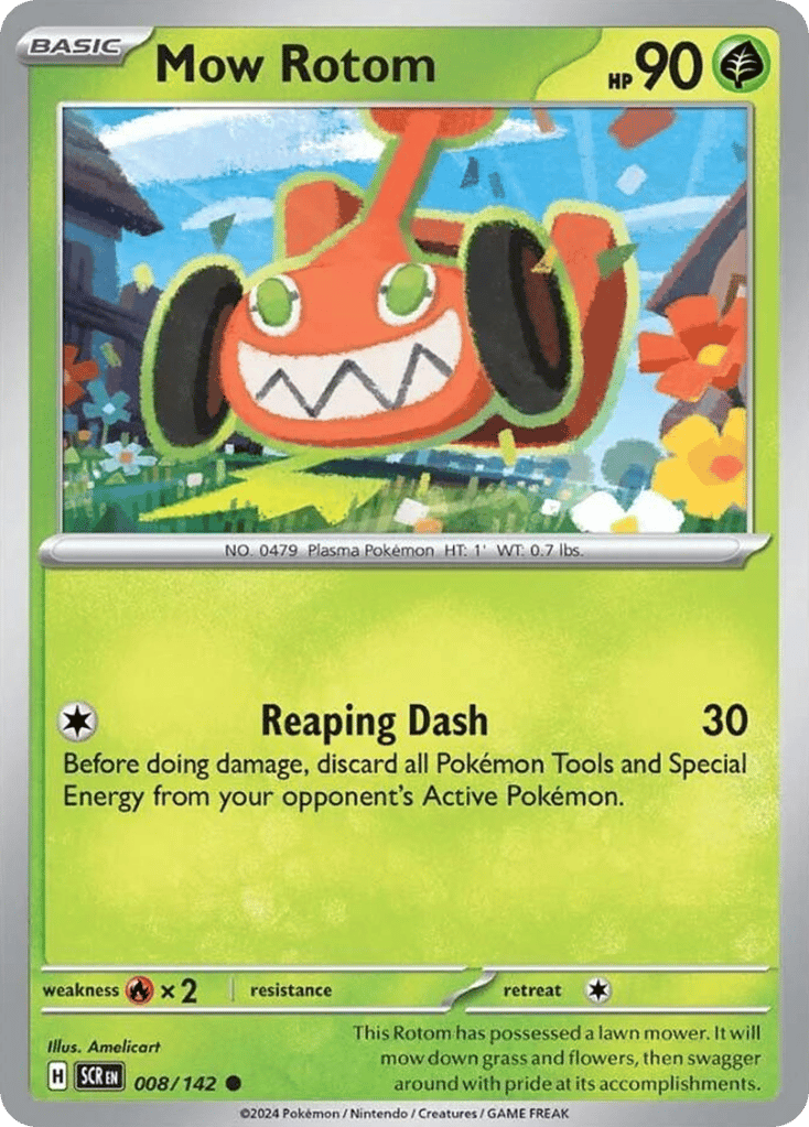Mow Rotom 008/142 from Pokemon TCG Stellar Crown
