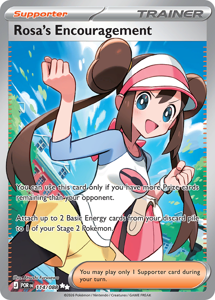 Rosa's Encouragement 114/088 from Pokemon TCG Perfect Order