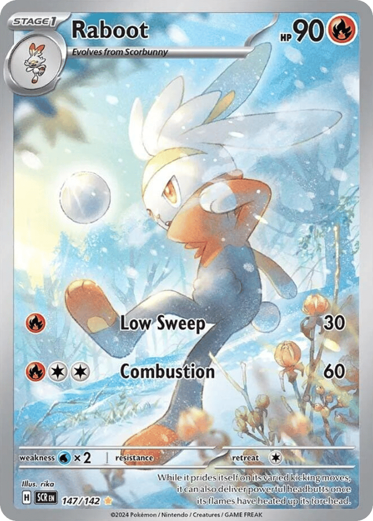Raboot 147/142 from Pokemon TCG Stellar Crown