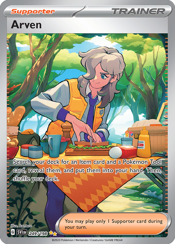 Arven 249/198 from Pokemon TCG Scarlet & Violet