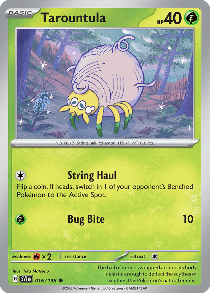Tarountula 016/198 from Pokemon TCG Scarlet & Violet
