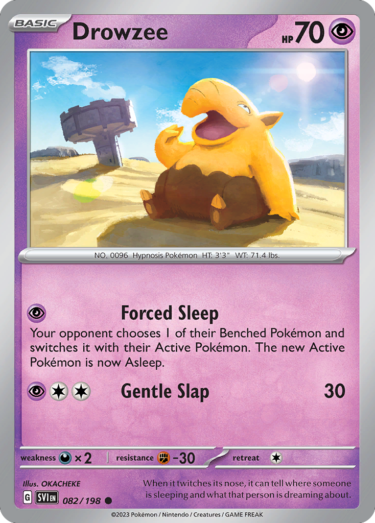 Drowzee 082/198 from Pokemon TCG Scarlet & Violet
