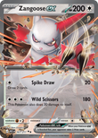 Zangoose ex 167/217 from Pokemon TCG Ascended Heroes