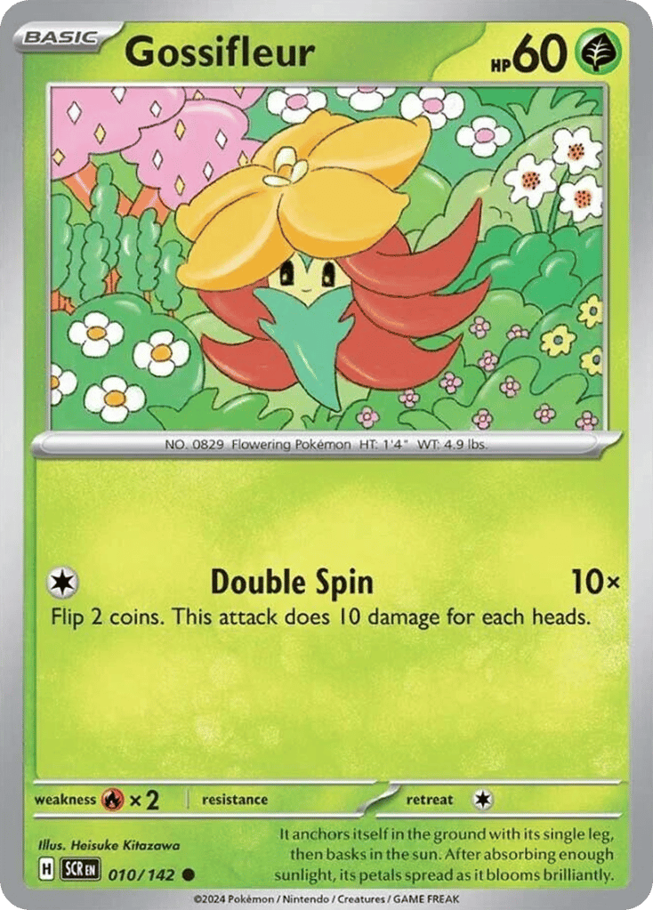 Gossifleur 010/142 from Pokemon TCG Stellar Crown