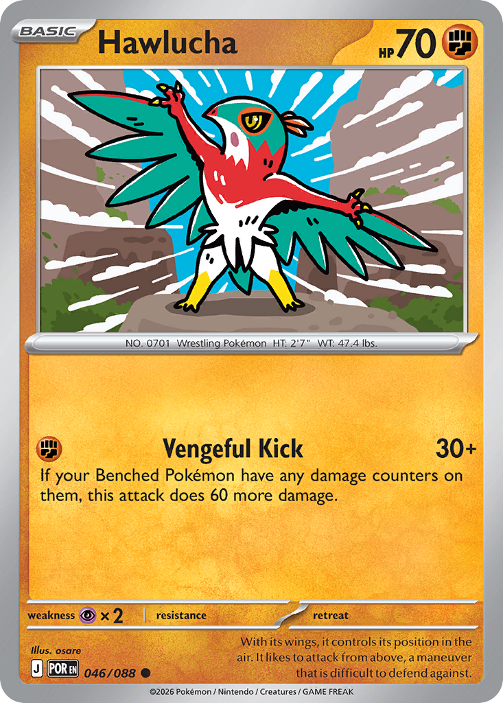Hawlucha 046/088 from Pokemon TCG Perfect Order
