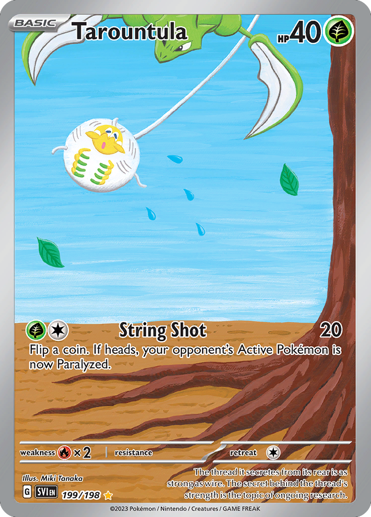 Tarountula 199/198 from Pokemon TCG Scarlet & Violet