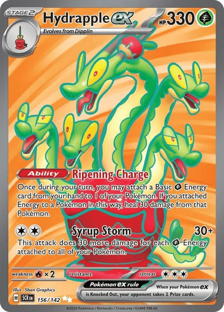 Hydrapple ex 156/142 from Pokemon TCG Stellar Crown