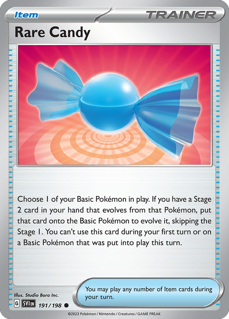 Rare Candy 191/198 from Pokemon TCG Scarlet & Violet