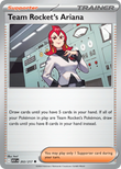 Team Rocket's Ariana 202/217 from Pokemon TCG Ascended Heroes