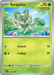 Sprigatito 013/198 from Pokemon TCG Scarlet & Violet