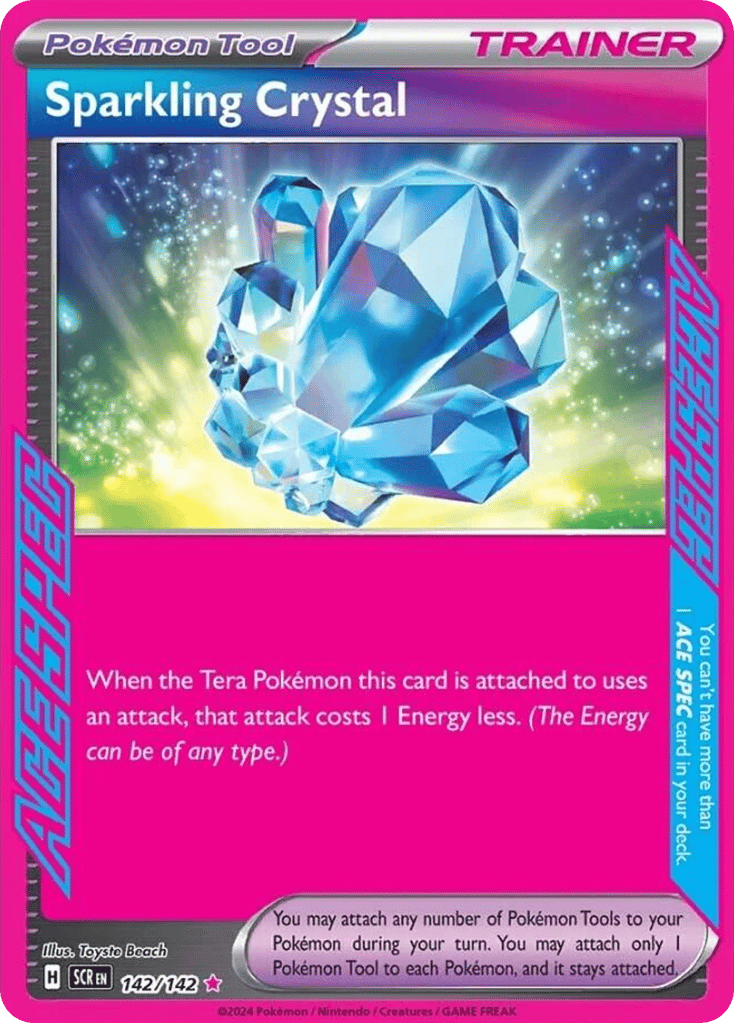 Sparkling Crystal 142/142 from Pokemon TCG Stellar Crown
