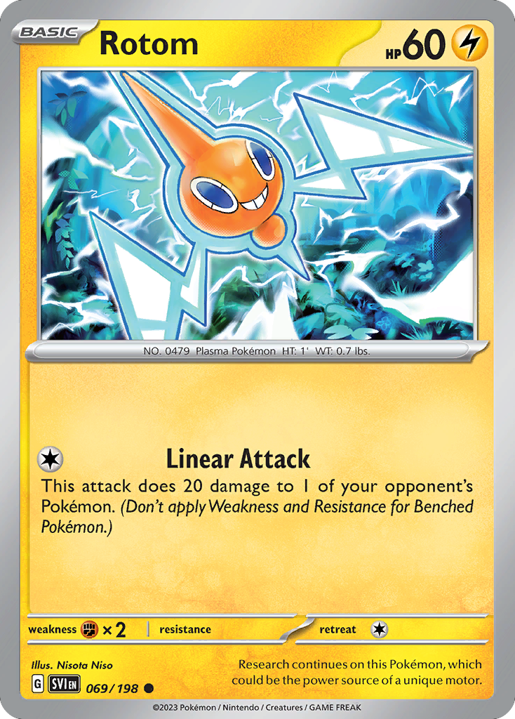 Rotom 069/198 from Pokemon TCG Scarlet & Violet