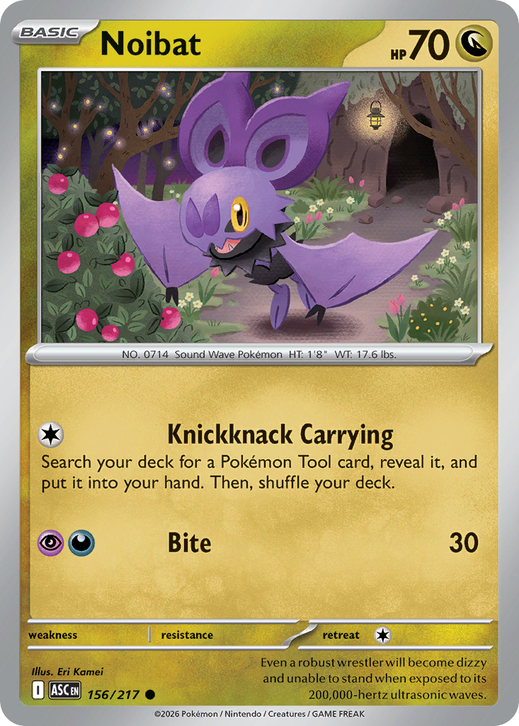Noibat 156/217 from Pokemon TCG Ascended Heroes