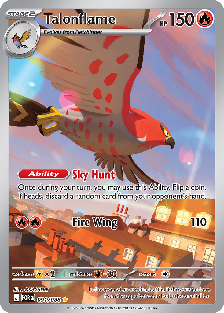 Talonflame 091/088 from Pokemon TCG Perfect Order