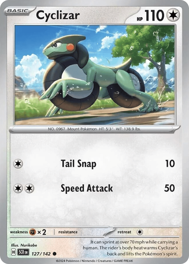 Cyclizar 127/142 from Pokemon TCG Stellar Crown
