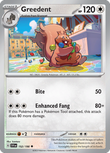 Greedent 152/198 from Pokemon TCG Scarlet & Violet