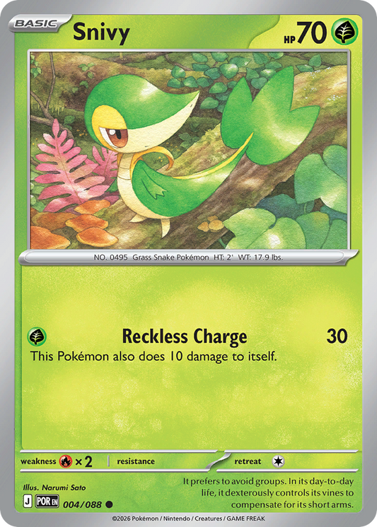 Snivy 004/088 from Pokemon TCG Perfect Order
