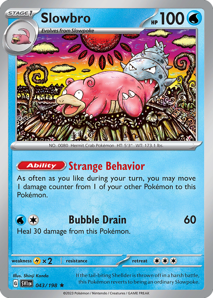 Slowbro 043/198 from Pokemon TCG Scarlet & Violet