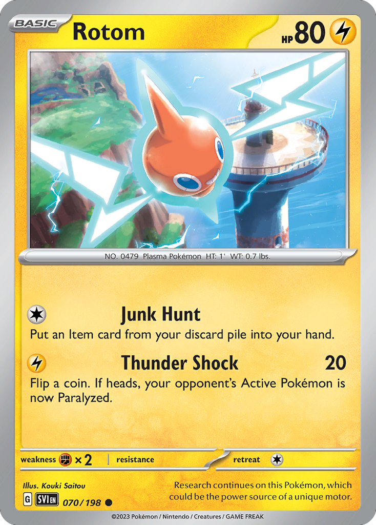 Rotom 070/198 from Pokemon TCG Scarlet & Violet