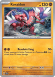 Koraidon 090/142 from Pokemon TCG Stellar Crown