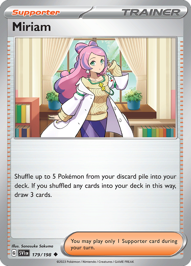 Miriam 179/198 from Pokemon TCG Scarlet & Violet