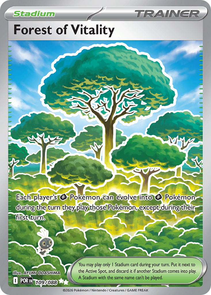 Forest of Vitality 109/088 from Pokemon TCG Perfect Order