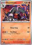 Houndoom 034/198 from Pokemon TCG Scarlet & Violet
