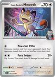 Team Rocket's Meowth 161/217 from Pokemon TCG Ascended Heroes